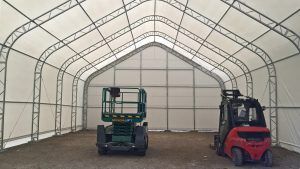 T1220 storage tent, 12.2 m wide, movable