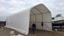 T515 storage tent, 5.5 m wide, movable