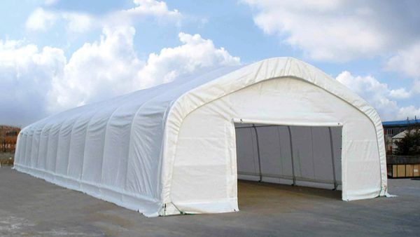 T825 storage tent, 7.9 m wide, movable