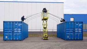 Containeroverkapping TC606 36m2, overkapping voor 2 containers