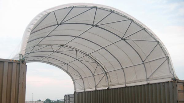 Container shelter TC812 Arch Roof
