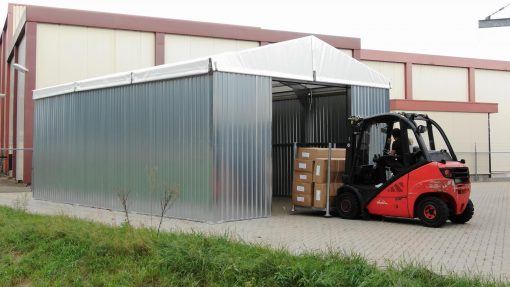 Magazinzelt WT609, 6m breit, Stau- und Arbeitsraum - Image 7