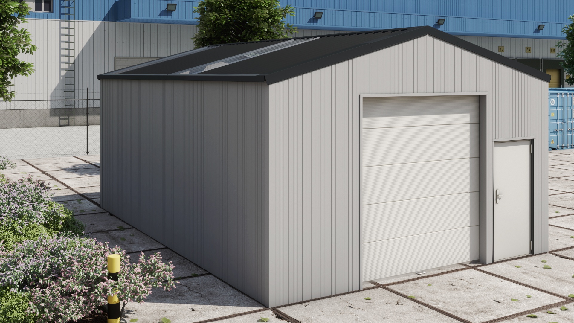Storage building H609 insulated Kroftman