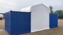 Container shelter TC403 Saddle Roof
