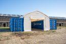 Container shelter TC1012 Saddle Roof