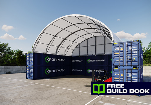 Containeroverkapping 15X12m Boogdak